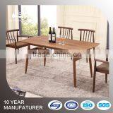 Good Quality Best Price Wood Dining Table 4 Wooden Legs