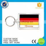 Hot Sale Germany Falg Design Custom Printed Acrylic Keychain