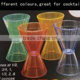 Different Colours Plastic Cup,Drinking Cocktail/wine Cups