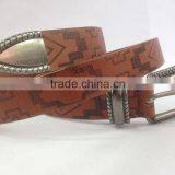 Nice Printed Design Belt With Retro Buckle for Girl thumbnail-2