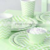 China Mint Color Paper Plate