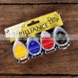 DIY Craft Multi Colors Ink Pad Oil Based For Rubber Stamps Paper Wood Fabric New