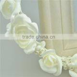 Fashion White Flowers Hair Accessory Indian Wedding Garland Tassel Garland New Style thumbnail-4