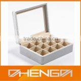 High Quality PU Leather Cufflinks Box thumbnail-3