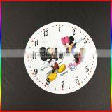 Custom Round White PVC Card for Clock