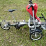 Smart balancing baby stroller electric bike