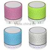 Mini Crack Metal Bluetooth Speaker A9 Speaker With Led Light Support TF Card USB For Iphone VS S10