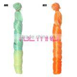 25cm Orange Single Weft Hair Extension for DIY thumbnail-4