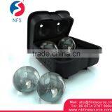 Hot Selling 4 Grids Ice Cooler Ball Maker Custom Silicone Ice Mold