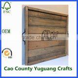 Rustic Square Ottoman Tray Large Custom Wood Trays for Ottoman thumbnail-2