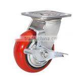 4" 5" 6" PU Casters Wheels