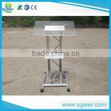 Acrylic Lectern Podium, Curve Aluminum Podium , Arch Lectern for Sale thumbnail-3
