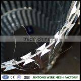 Security Fence Door Welded Flat Concertina Razor Barbed Wire Mesh Fence thumbnail-3