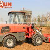 Qingdao Everun Mini Garden Loader 1.0 Ton Small Wheel Loader With Forks thumbnail-4