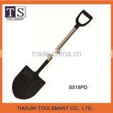 Types of Spade Steel Garden Snow Shovel With Plastic D Grip thumbnail-1
