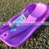 With Brake and Rope CE Approved Kids Winter Plastic Snow Glider Toboggan Sledge thumbnail-1