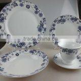 30 Pcs Porcelain Decal Dinner Set thumbnail-1