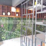 Artificial Green Wall Fake Grass for Indoor Decoration Plastic Plant Fire Residence thumbnail-4