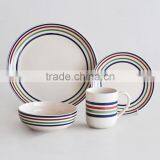16pcs Ceramic Dinnerware Set With Handpainting thumbnail-1
