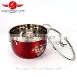2016 New Design Round Shape Hot Selling High Quality Stainless Steel Soup Cooking Pot Set thumbnail-4