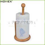 Home Free Bamboo Standing Toilet Paper Holder/Homex_BSCI thumbnail-2