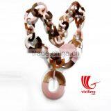 Eye-catching Horn Necklace, Natural and Lacquer Finish, Water Buffalo Horn thumbnail-3