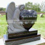 Chinese Stone Carving Stone Carving Marble Angels Statues for Cemeteries thumbnail-2
