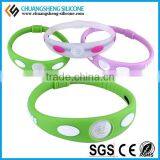 Deet Free Natural Mosquito Repellent Glow Silicone Bands for Wedding Party thumbnail-2