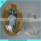 Round Shaped Crystal Photo Frame