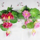 Fake Artificial Lotus Flower Decorative Landscaping Lotus Flower for Wholesale thumbnail-2