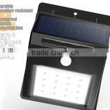 2016 New Products PIR Solar Power Garden Decorative Lights&lighting Motion Sensor Wall Outdoor Lamps Camping Led Light thumbnail-1