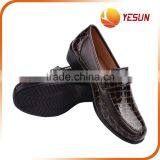 PU Brown Lady Leather Shoes thumbnail-2