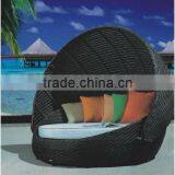 Rattan Round Bed