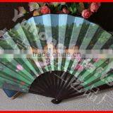 Chinese Traditional Bamboo Silk Fan thumbnail-1