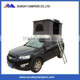 2017 Top Rated 4Wd Sunday Campers Hard Shell Roof Top Tent thumbnail-2