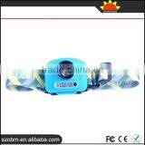 500 Lumens 1 White XPE LED and 2 Red LED Dual Light Sensing LED Headlamp With Aaa Battery thumbnail-3
