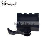 KC09 Tactical Gun Rail Adaptor 45 Degree Side 21mm Picatinny Rail Quick Detachable Weaver to Dovetail Rail thumbnail-2