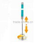 Popular Food Grade Eggbeater Stainless Steel Egg Whisk With Colorful Handle thumbnail-5