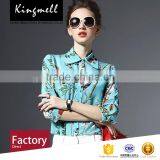 Digital Printed Vivid Color Organic Silk Charmeuse Fabric thumbnail-1