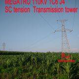 MEGATRO 110KV 1C6 J4 SC Tension Transmission Tower thumbnail-2