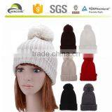 2015 New Fashion Lady Women Winter Warm Beanie Knit Wool Crochet Earmuff Cap Brim Hat thumbnail-1