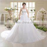Manufacturers Wholesale Shiny Bride Wedding Dress 2016 New Puff Skirt Thin Towel Large Net Tailgate Harness thumbnail-4