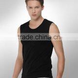 Hot Custom Summer Plain Colour Mens Wholesale Blank Tank Tops in China thumbnail-2