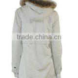 2014 Newest Ladies White Long Duster Coat thumbnail-4