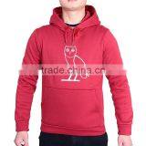 Top Quality Men Sportswear Custom Printing Hooded Hoodie Pullover Tracksuit Hoody Gym Sportsman Wear Slim Hood Sweatshirt thumbnail-3