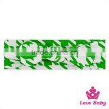 Wholesale Fashion Floral Clover Pattern Kids Cotton Knit Baby Bow Headband Accessories thumbnail-5