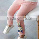 S15252A Girls Winter Baby Elastic Waist Leggings Cute Rabbirt Children Cotton Thicken Pants thumbnail-4