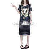 Z&M New Women Latest Fashion Dress Cartoon Dress Sheath Dress thumbnail-6