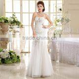 Wholesale Price Fishtail Wedding Dress With Appliques Designs thumbnail-1