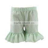 2017 Seersucker Ruffle Shorts Wholesale Baby Ruffle Shorts Girl Shorts thumbnail-3